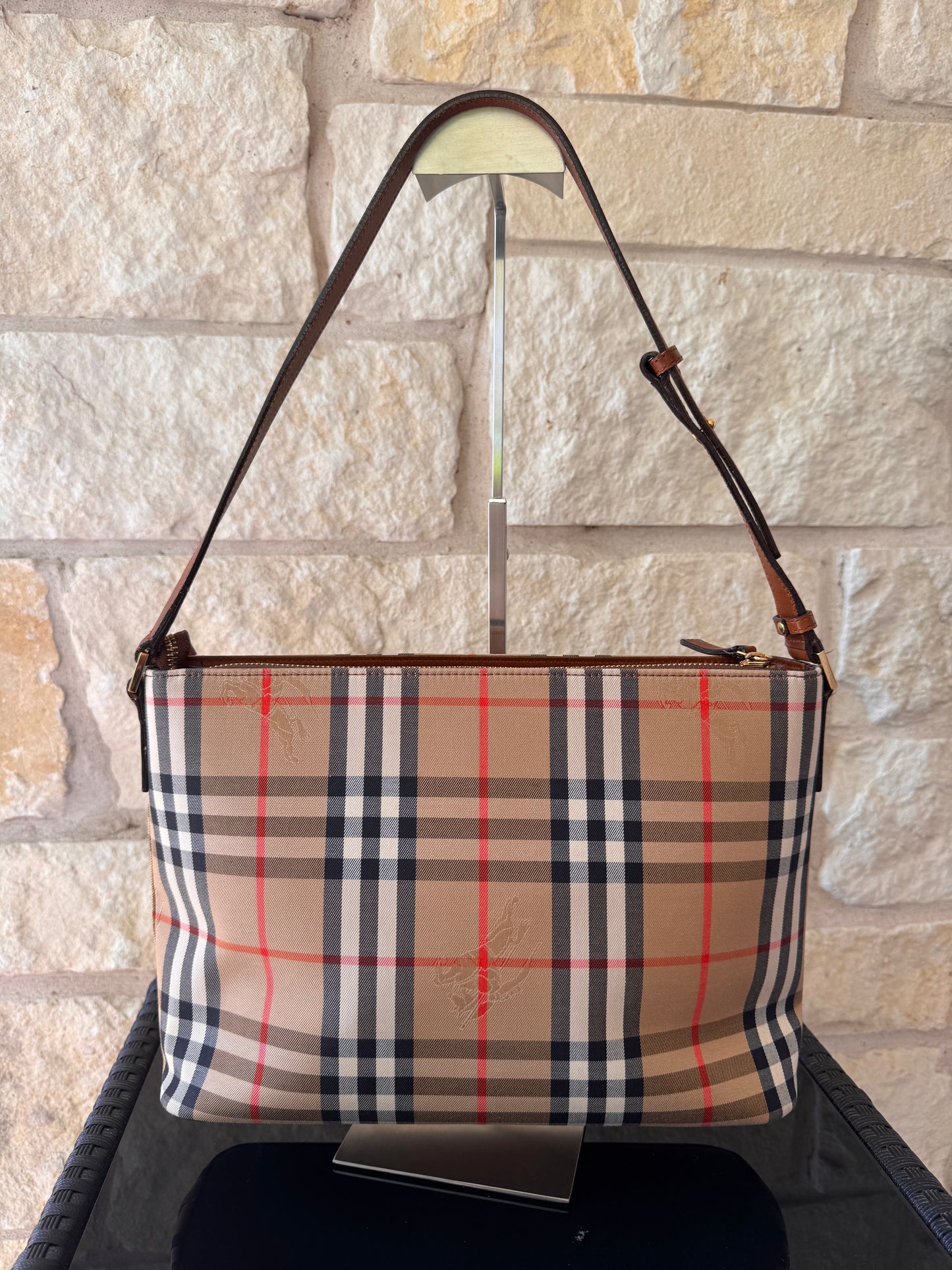 Burberry Nova Check Shoulder Bag