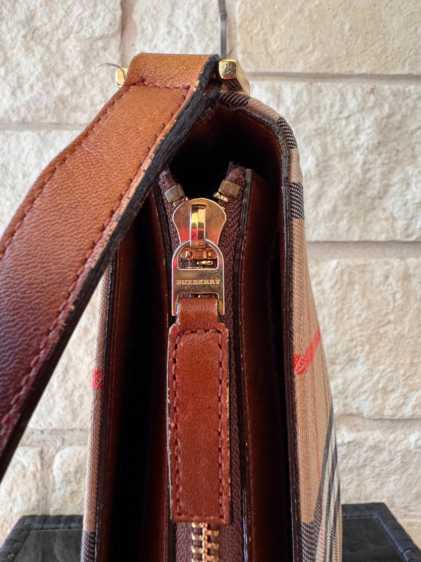 Burberry Nova Check Shoulder Bag