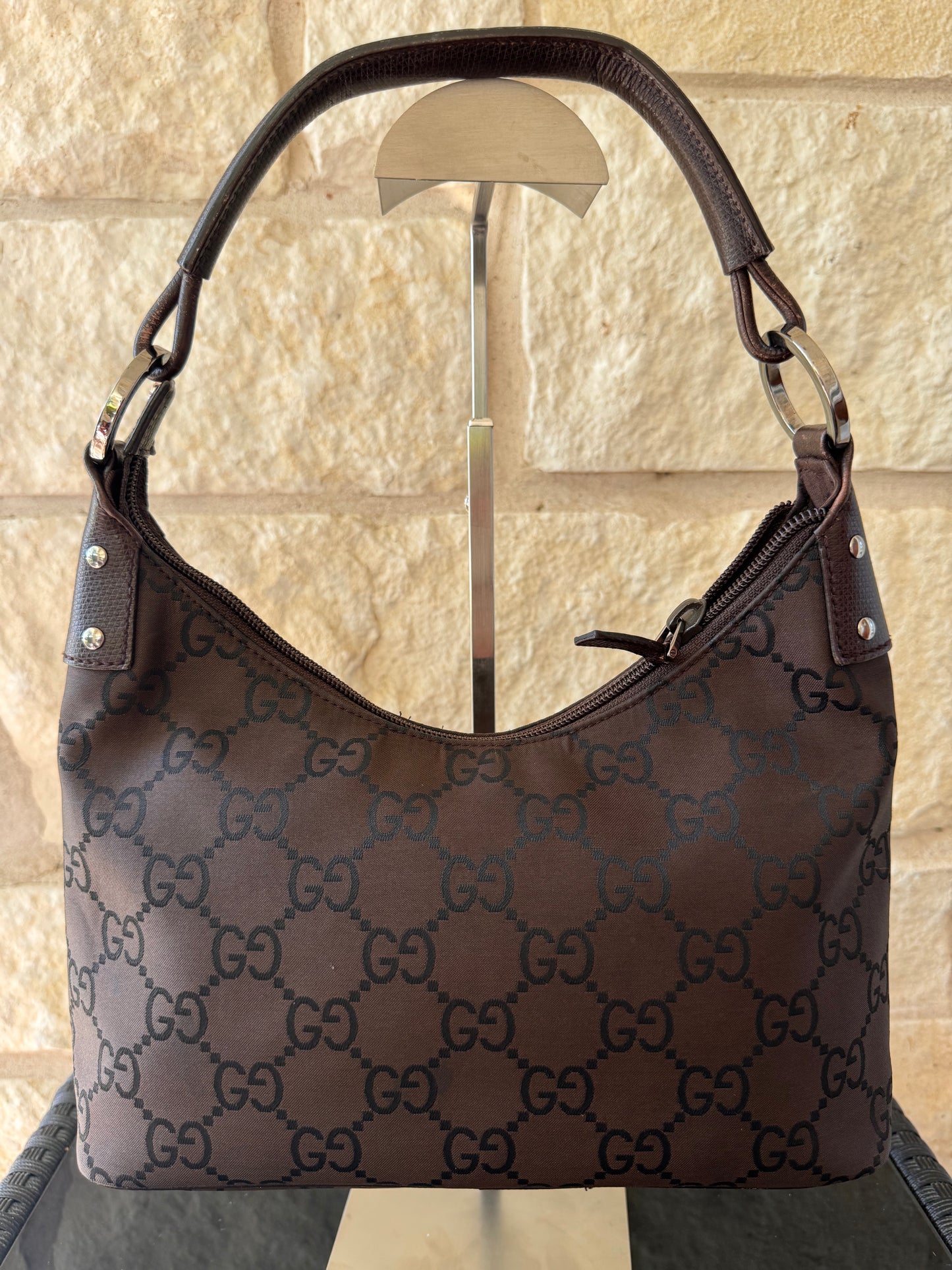 Gucci GG Monogram Hobo Bag