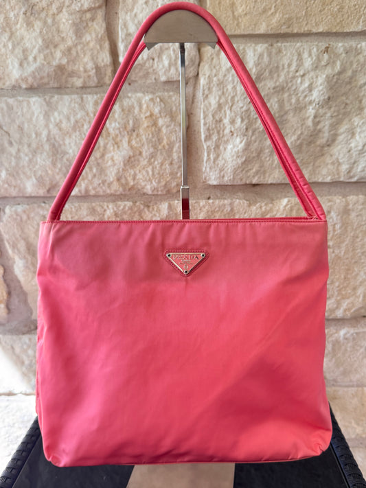 Prada Pink Tessuto Shoulder Bag