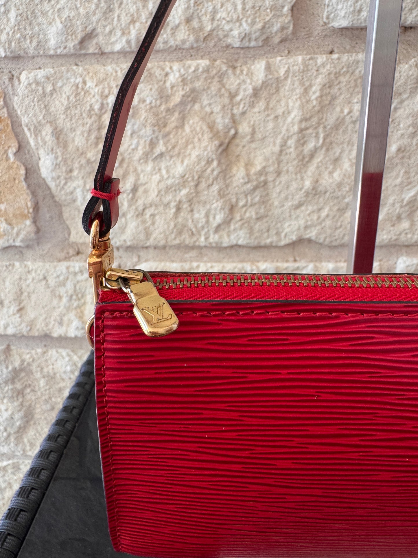 Louis Vuitton Red Epi Pochette