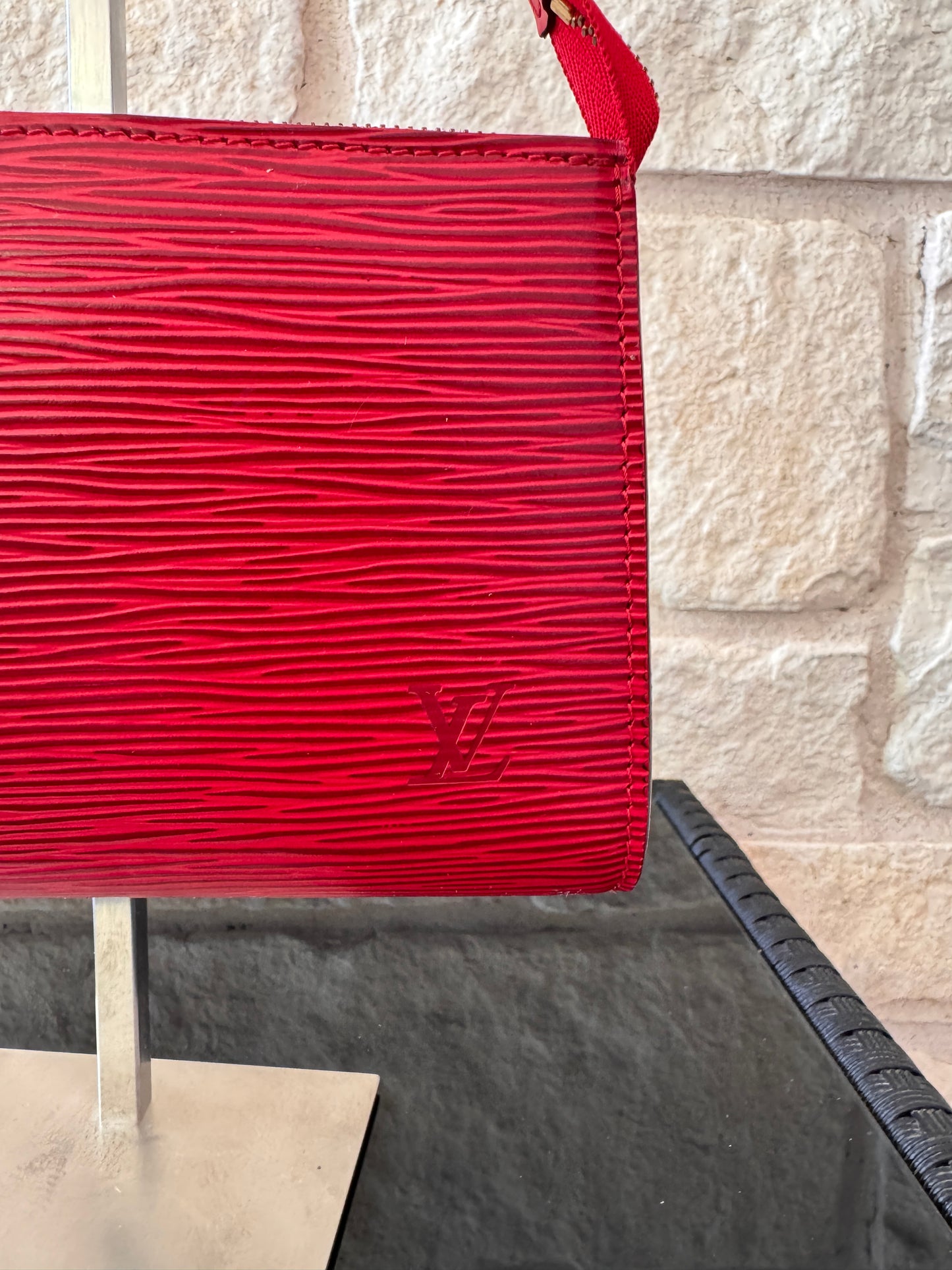 Louis Vuitton Red Epi Pochette