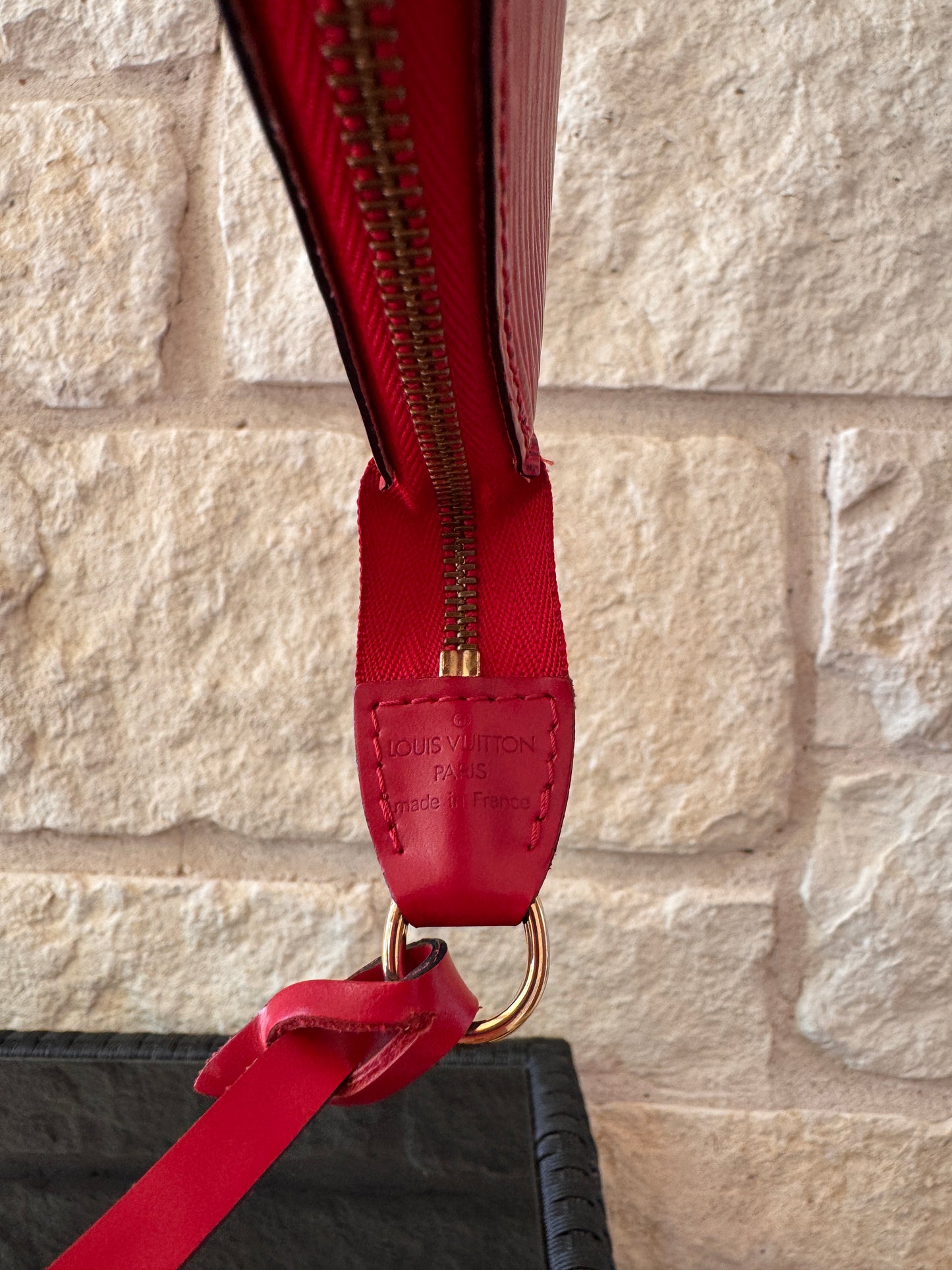 Louis Vuitton Red Epi Pochette