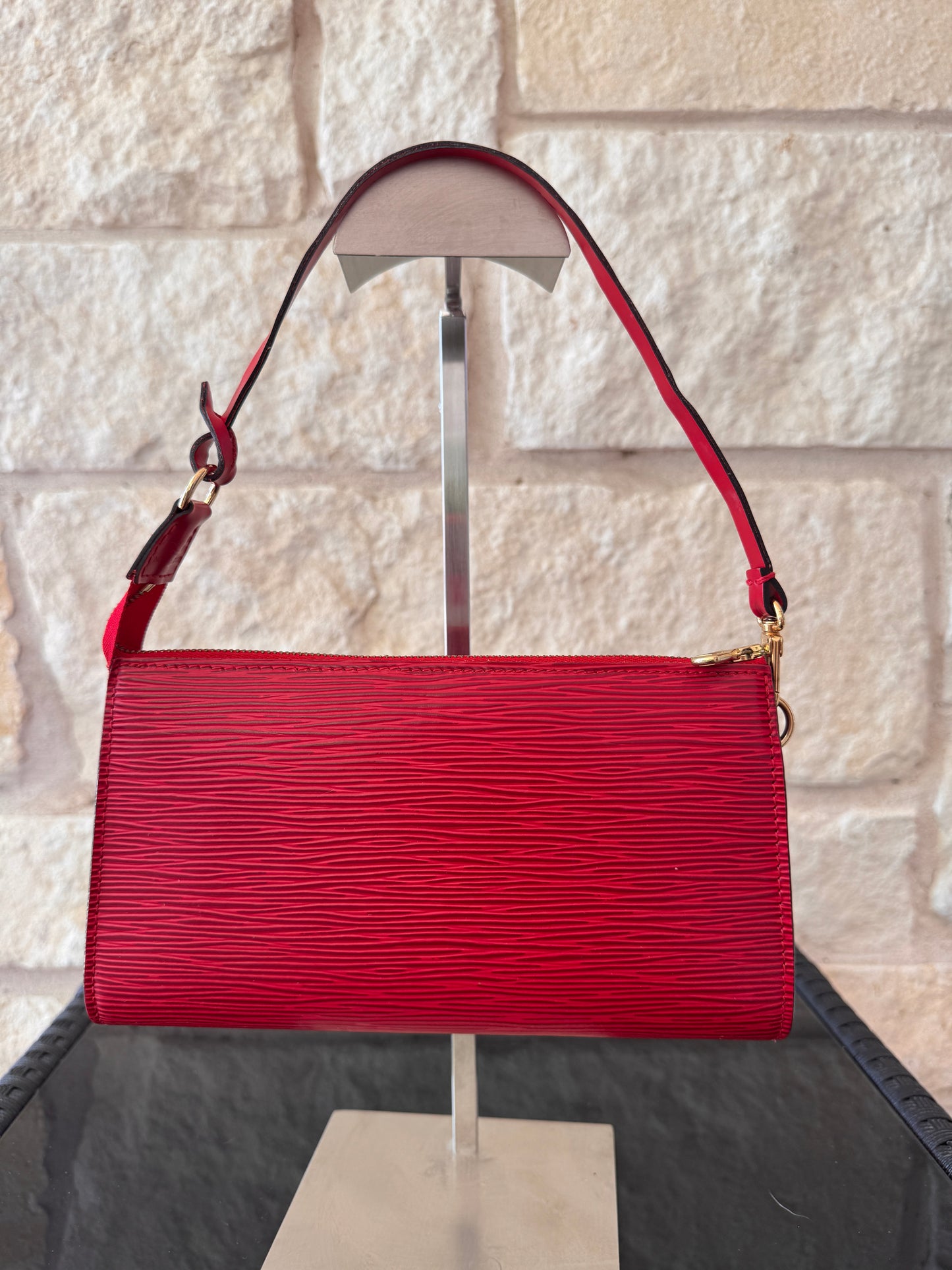 Louis Vuitton Red Epi Pochette