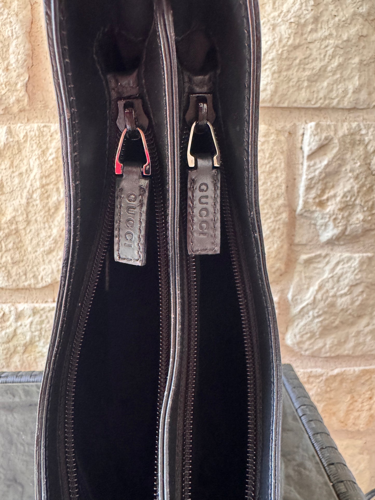 Gucci Tom Ford 1997 Metal Handle Hobo Bag
