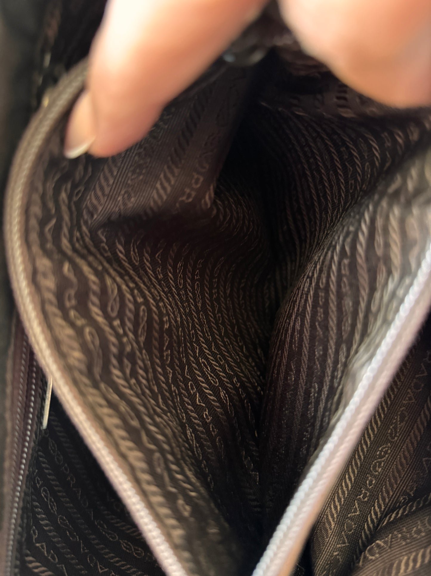 Prada Green Tessuto Nylon City Tote